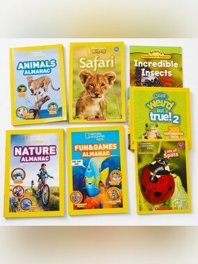 National Geographic Kids Early Reader Non Fiction Learn To Read Books 7 Titles